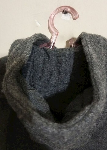 Düğmeli Gri Erkek Çocuk Kaşe Kaban - Görsel 5