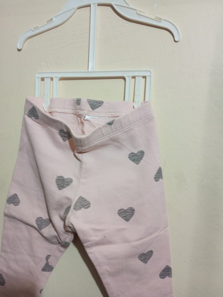 Kız Çocuk Pudra Pamuklu Tayt - Görsel 3