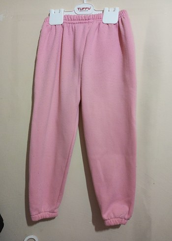 Pembe Kız Çocuk Rahat Kesim Eşofman - Görsel 4