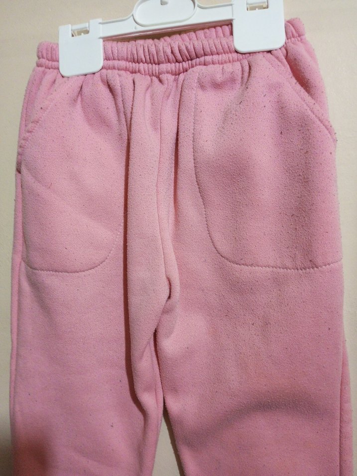 Pembe Kız Çocuk Rahat Kesim Eşofman - Görsel 3