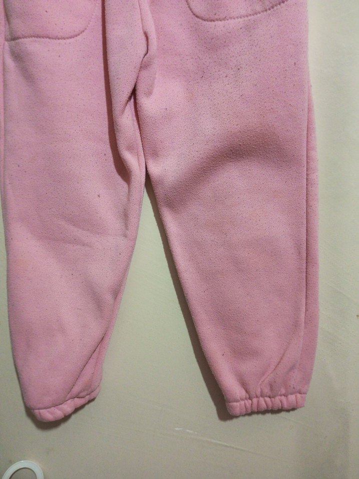 Pembe Kız Çocuk Rahat Kesim Eşofman - Görsel 2