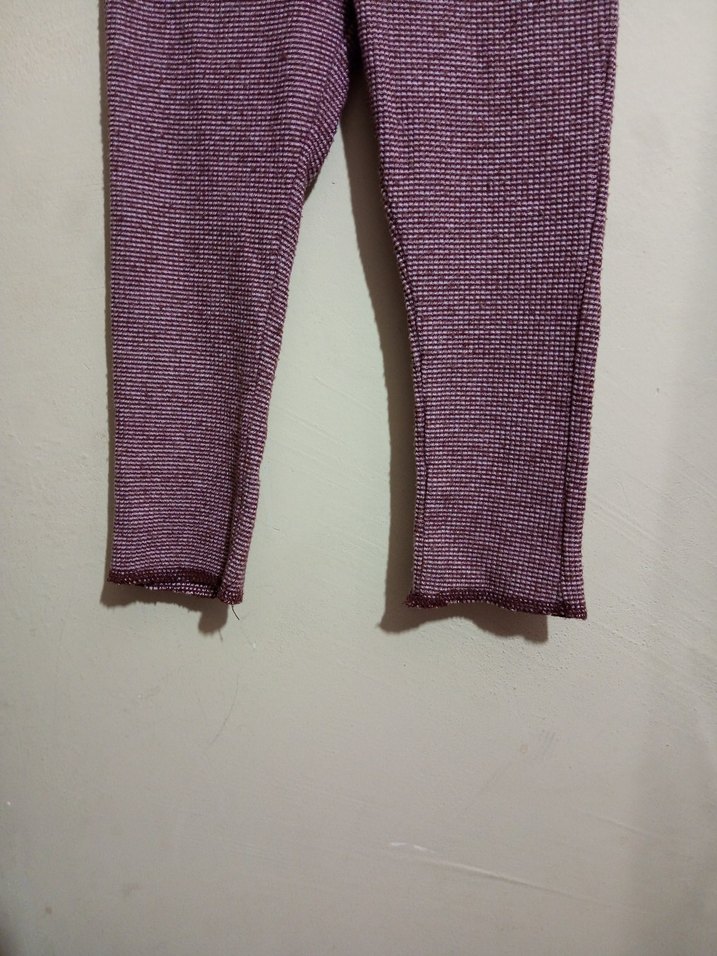 Kız Çocuk Bordo Fırfırlı Tayt - Görsel 2