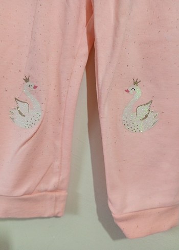 Kız Çocuk Pudra Pembe Dantel Detaylı Rahat Alt Giyim - Görsel 2