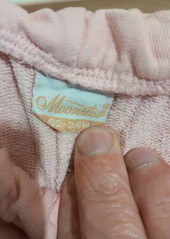 Pudra Kız Çocuk Rahat Kesim Eşofman Altı - Görsel 4