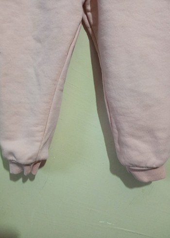 Pudra Kız Çocuk Rahat Kesim Eşofman Altı - Görsel 2