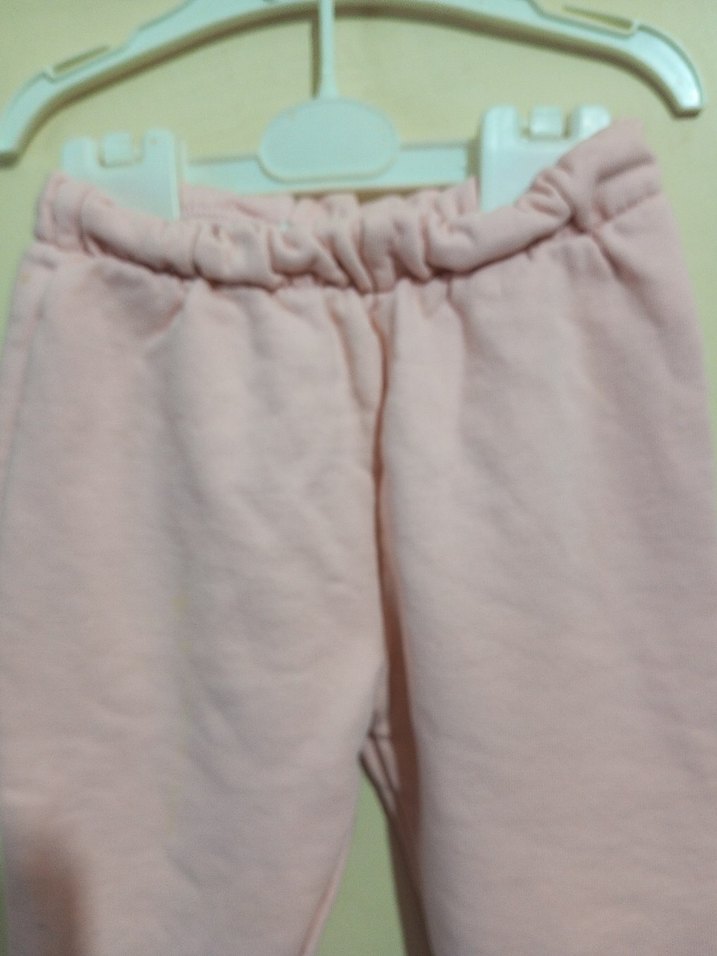 Pudra Kız Çocuk Rahat Kesim Eşofman Altı - Görsel 3