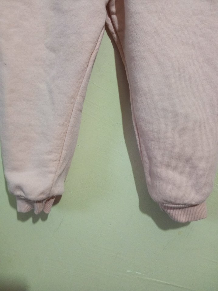 Pudra Kız Çocuk Rahat Kesim Eşofman Altı - Görsel 2