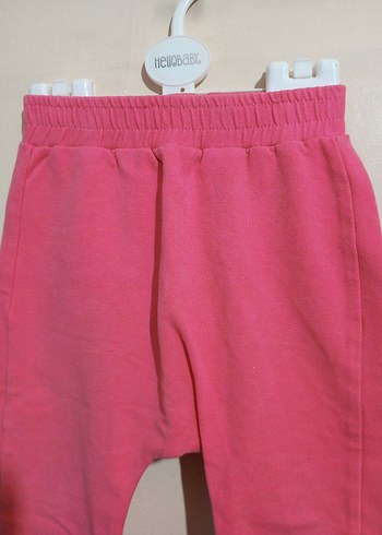 Kız Çocuk Pembe Rahat Eşofman Altı - Görsel 3