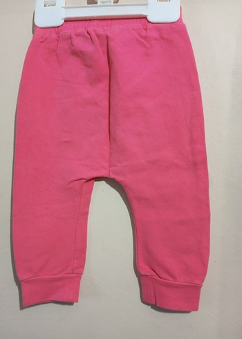 Kız Çocuk Pembe Rahat Eşofman Altı - Görsel 5