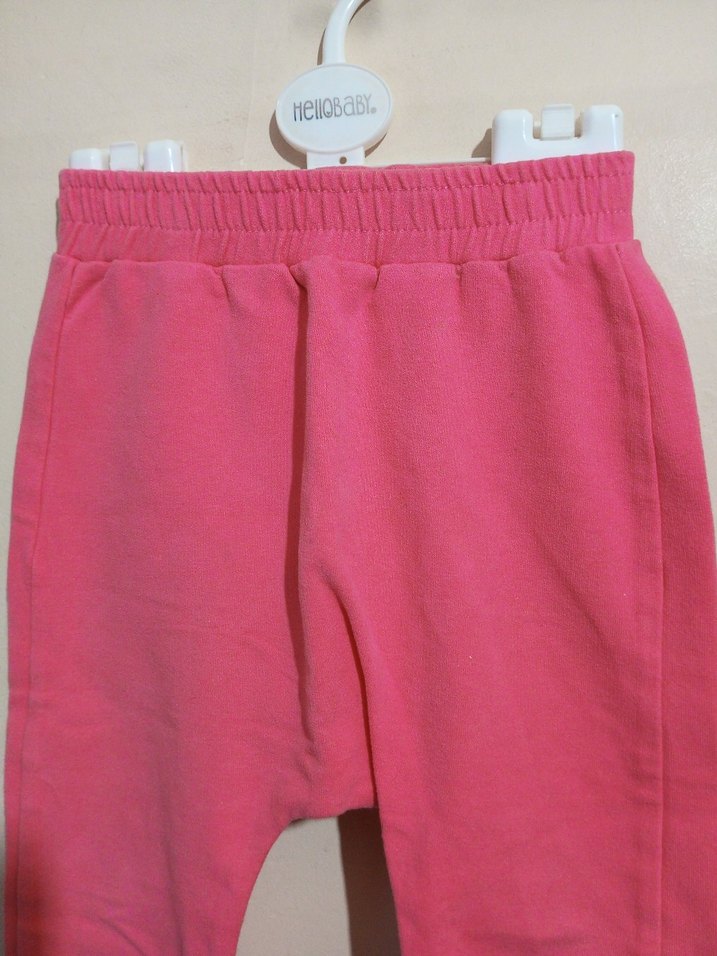 Kız Çocuk Pembe Rahat Eşofman Altı - Görsel 3