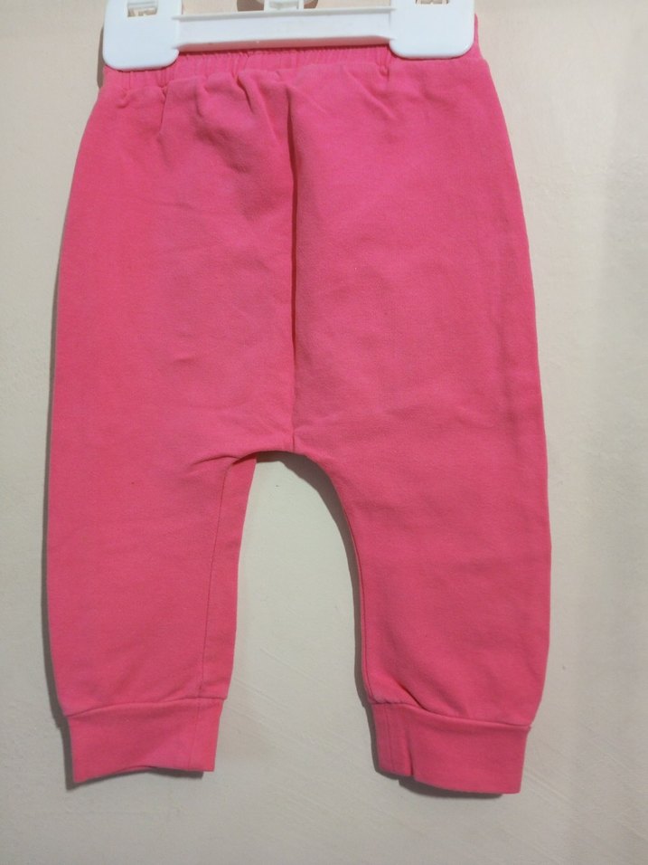 Kız Çocuk Pembe Rahat Eşofman Altı - Görsel 5