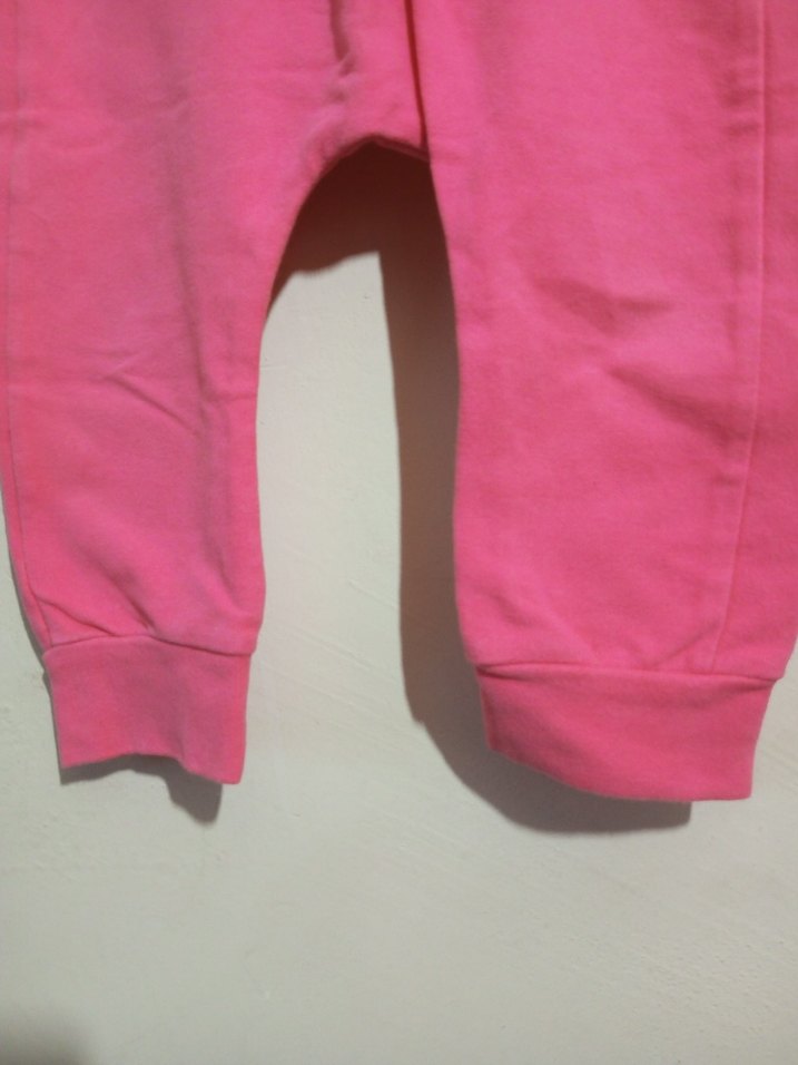 Kız Çocuk Pembe Rahat Eşofman Altı - Görsel 2