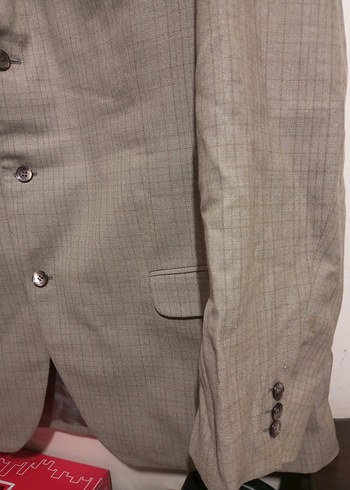 Bej Erkek Ceket - Görsel 2