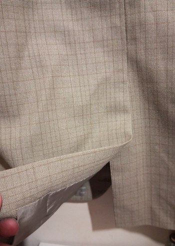 Bej Erkek Ceket - Görsel 10