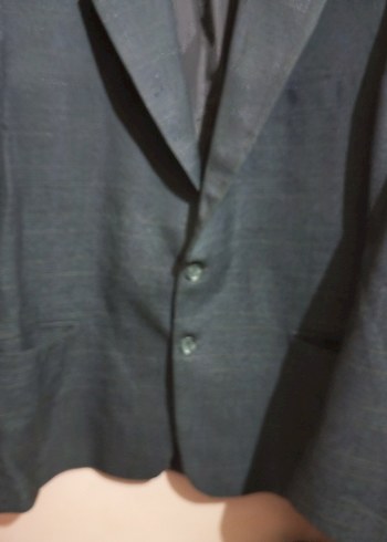 Koyu Mavi Kırcıllı Erkek Ceket - Görsel 3