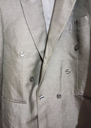 Gri Erkek Klasik Kesim Ceket - Görsel 3
