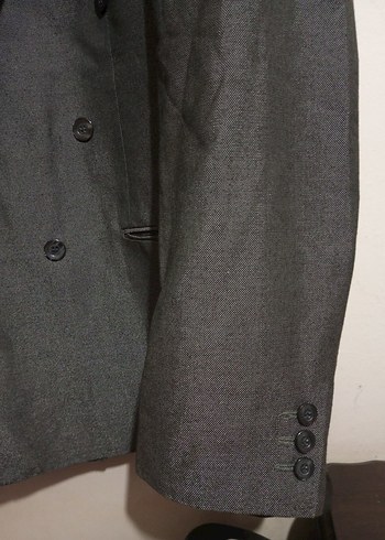 Gri Erkek Klasik Kesim Ceket - Görsel 2