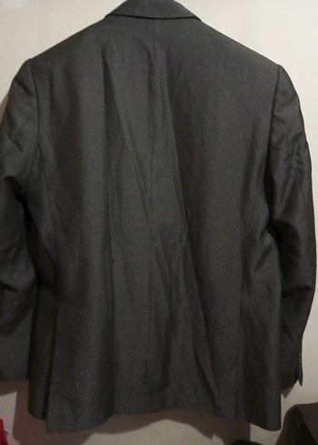 Gri Erkek Klasik Kesim Ceket - Görsel 9