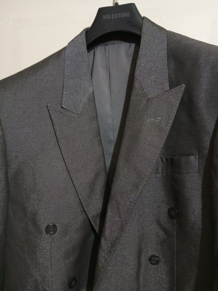 Gri Erkek Klasik Kesim Ceket - Görsel 4