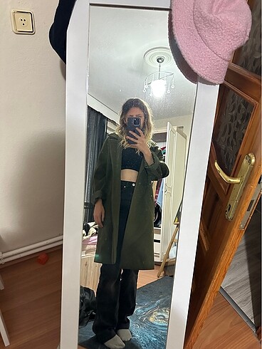Koton Koton oversize kaşe kaban