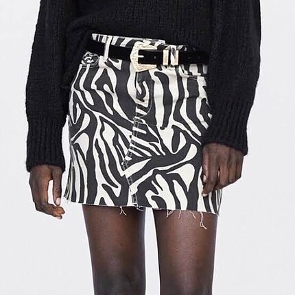 Zara zebra etek