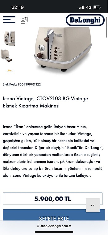 Delonghi ekmek kızartma makinesi - Görsel 5