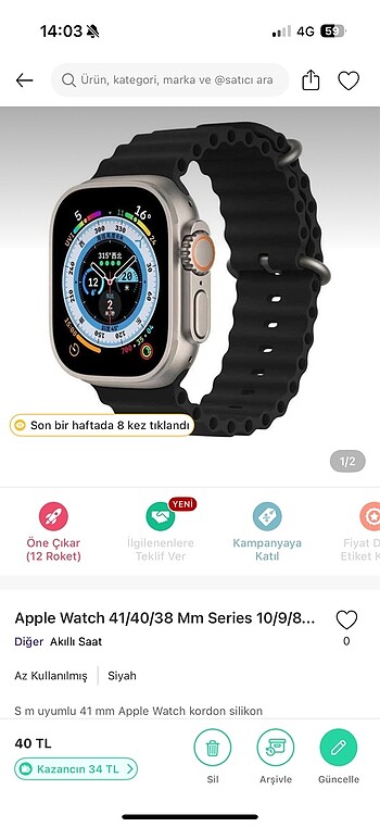 Apple Watch kordon