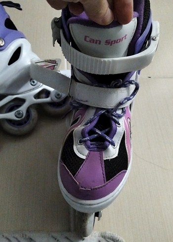 Mor Renk Bağcıklı kız Paten - Görsel 2