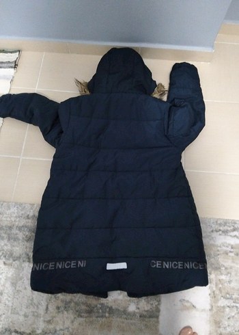 lacivert Kürklü erkek Kış Montu - Görsel 2