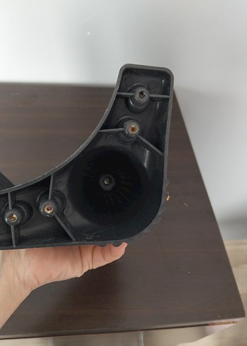 Siyah Gri Metal Masaüstü Dekoratif Ayaklar - Görsel 3