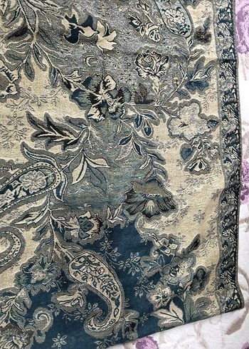 Diger Bohem Gri Dantel Detaylı Kadın Şal - Görsel 2