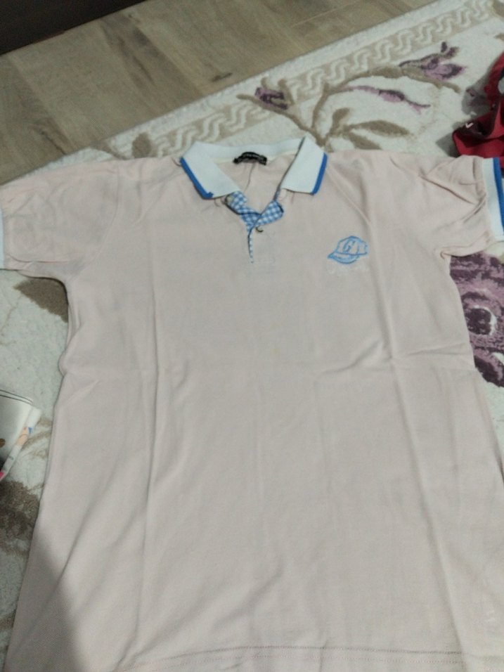 Erkek Pamuklu Kısa Kollu Polo Tişört - Görsel 3