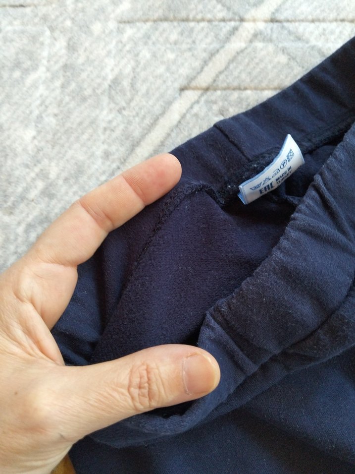 Kız Çocuk Lacivert Tayt Elastik Bel - Görsel 4