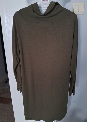 BejHaki yeşil Degaje Yakalı  Tunik - Görsel 3