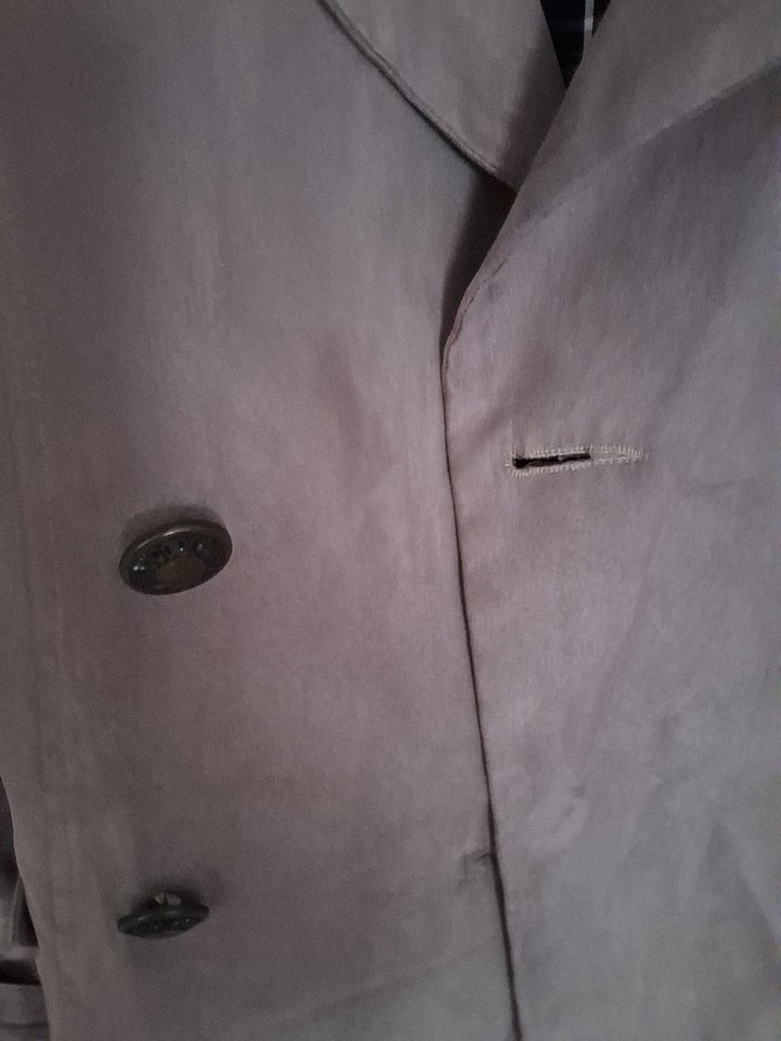 Bej Süet Midi Kadın Trençkot - Görsel 3