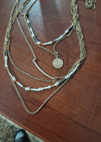 Bohem Zincir Detaylı Uzun Kadın Kolye - Görsel 3