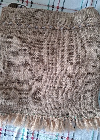 Boncuk İşlemeli Bohem Örgü Kadın Çanta - Görsel 6