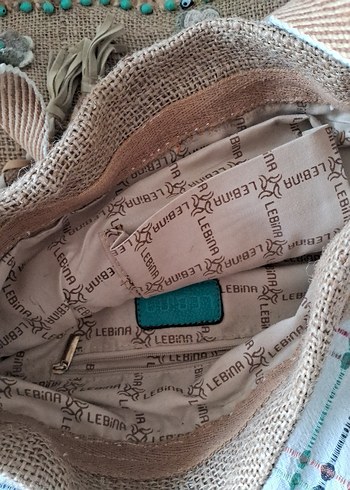 Boncuk İşlemeli Bohem Örgü Kadın Çanta - Görsel 7