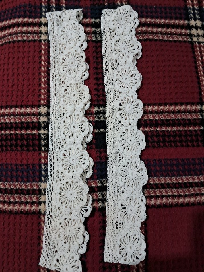 Bohem Çiçekli El Yapımı Dantel Şerit - Görsel 3