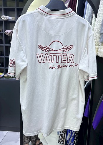 Diğer Beyaz Düğmeli Polo Tişört