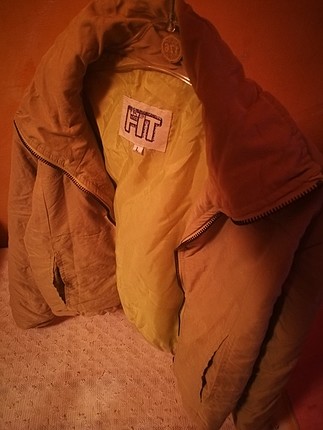 limon yeşili pofuduk mont