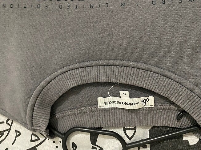 s Beden gri Renk Oversize sweat
