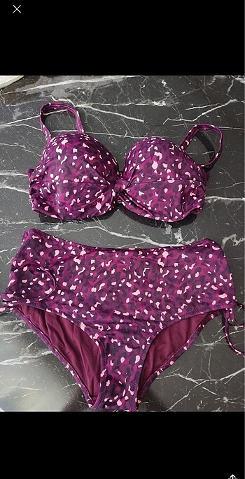 Yüksek bel bikini takımı