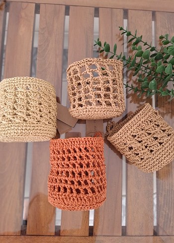 Bohem Tarzı El Örgüsü Çantalar - Görsel 5