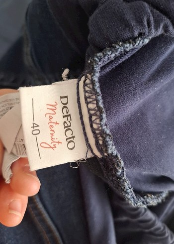 Lacivert Hamile Denim Pantolon - Görsel 2