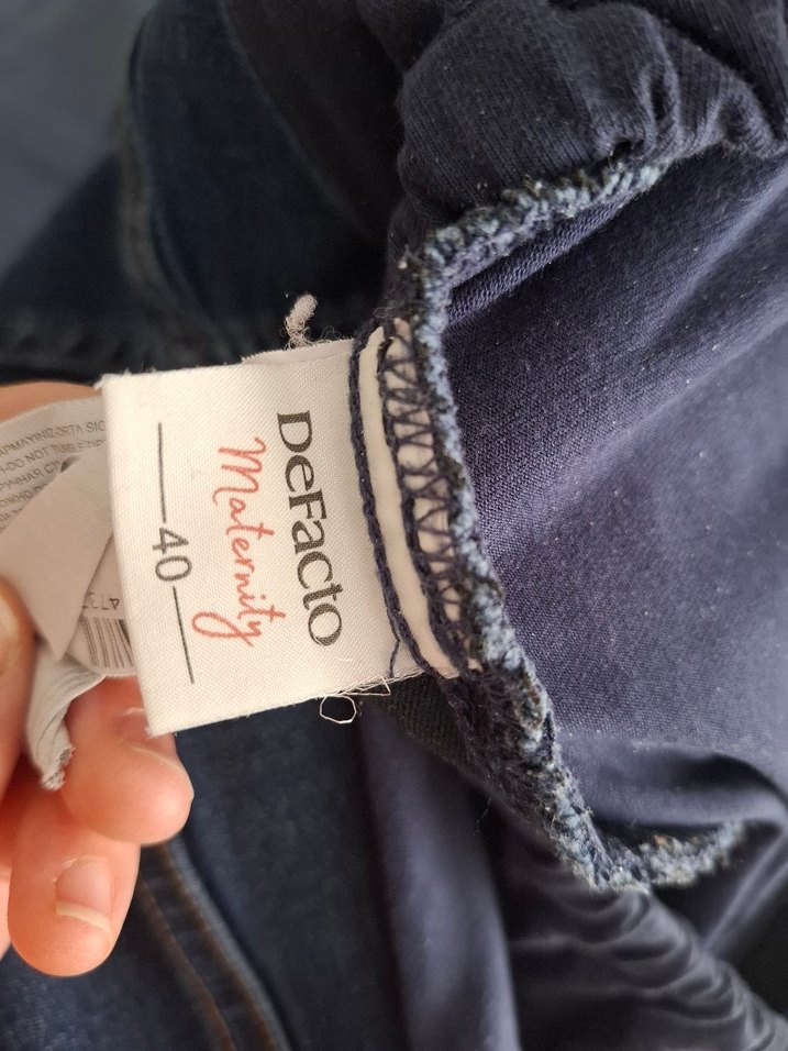 Lacivert Hamile Denim Pantolon - Görsel 2