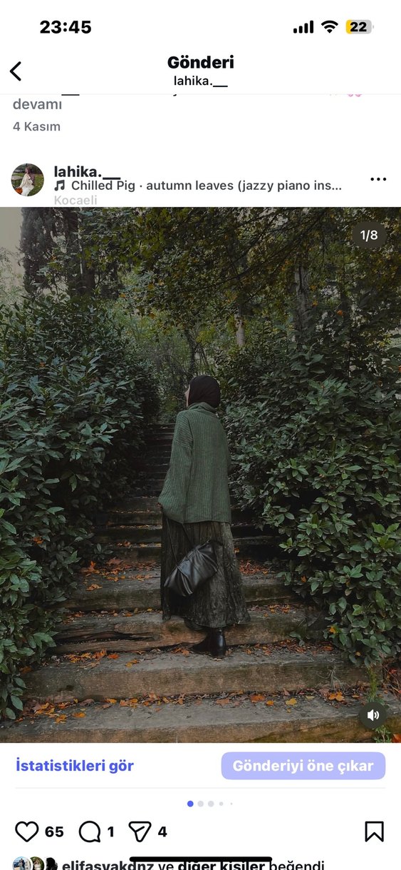 Yeşil triko kazak - Görsel 3