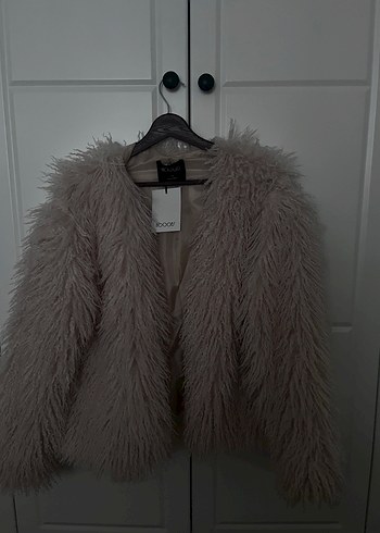 Bej Kadın  Kürk - Görsel 3