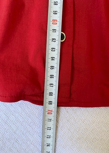 Adilışık Xs Kadın Kırmızı Düğmeli Gömlek - Görsel 9