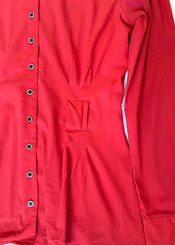 Adilışık Xs Kadın Kırmızı Düğmeli Gömlek - Görsel 2